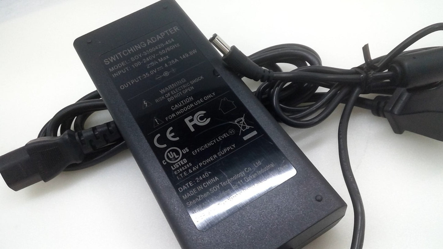 Soy SOY-3500428-454 35V 4.28A 5.5*2.1mm AC Adapter Power Supply Charger