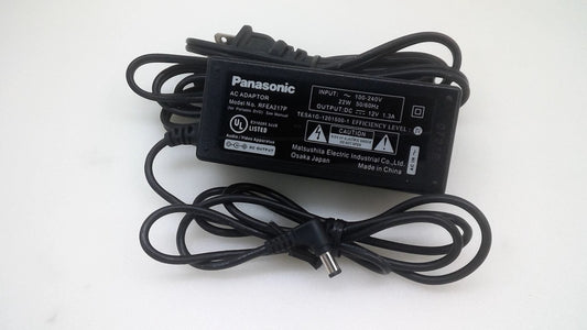 Genuine Panasonic AC Adapter Model RFEA217P 12V 1.3A Portable DVD Power Supply