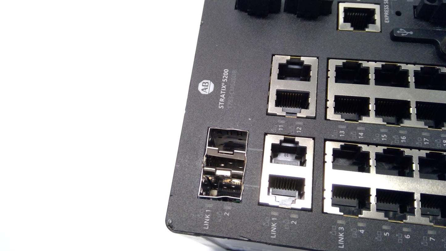 *Read* Allen Bradley 1783-CMS20DB Stratix 5200 Managed EtherNet Switch