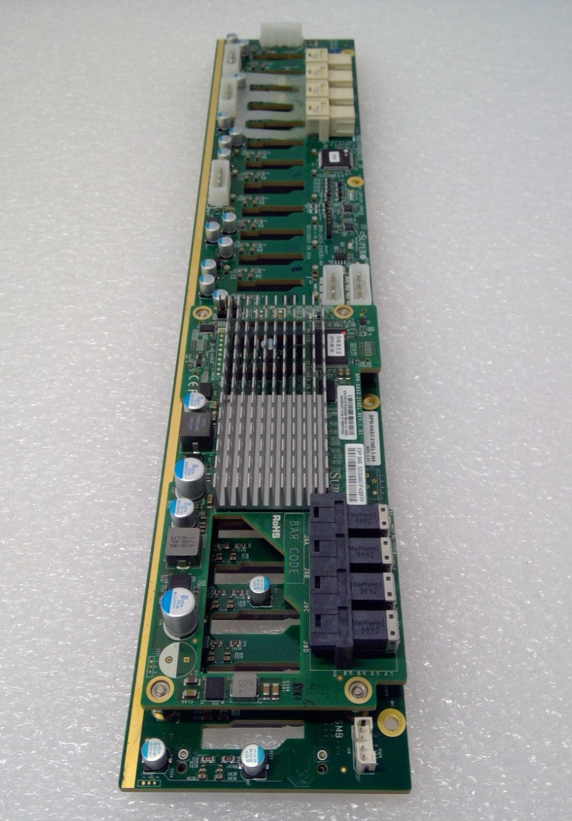 Supermicro 20 SAS,4 NVMe BPN-SAS3-216EL1-N4 & 4 SAS3 BPN-SAS3-216EL1 Backplane