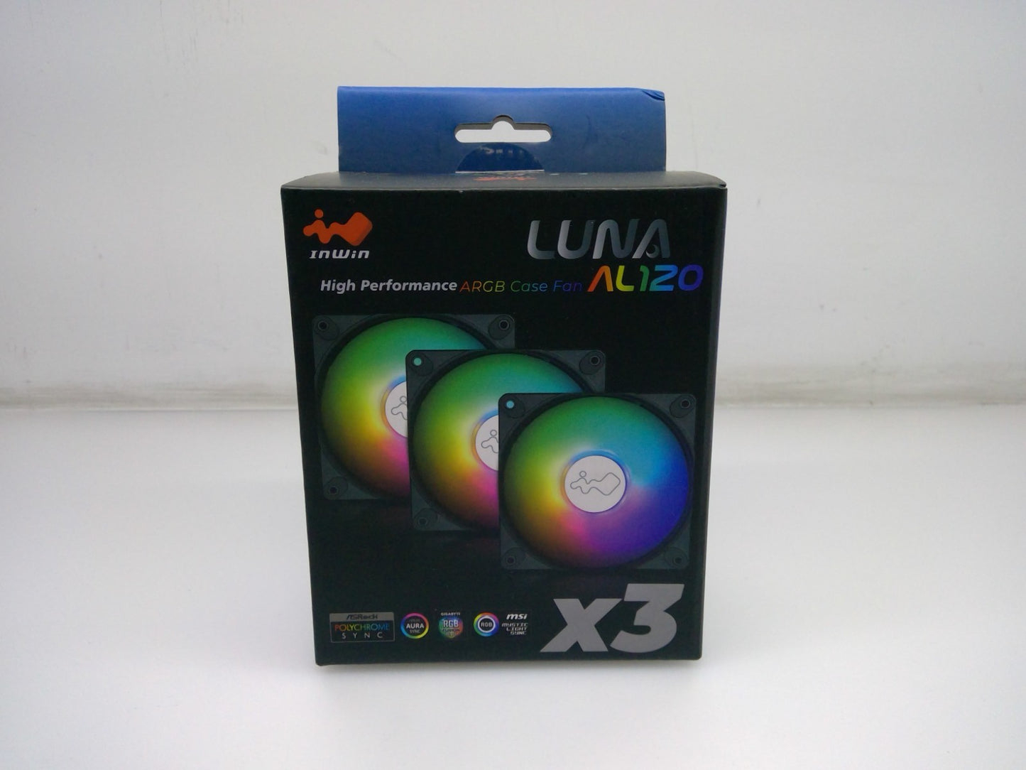 InWin Luna AL120   triple pack ARGB LED FaN IW-FN-AL120-3PK
