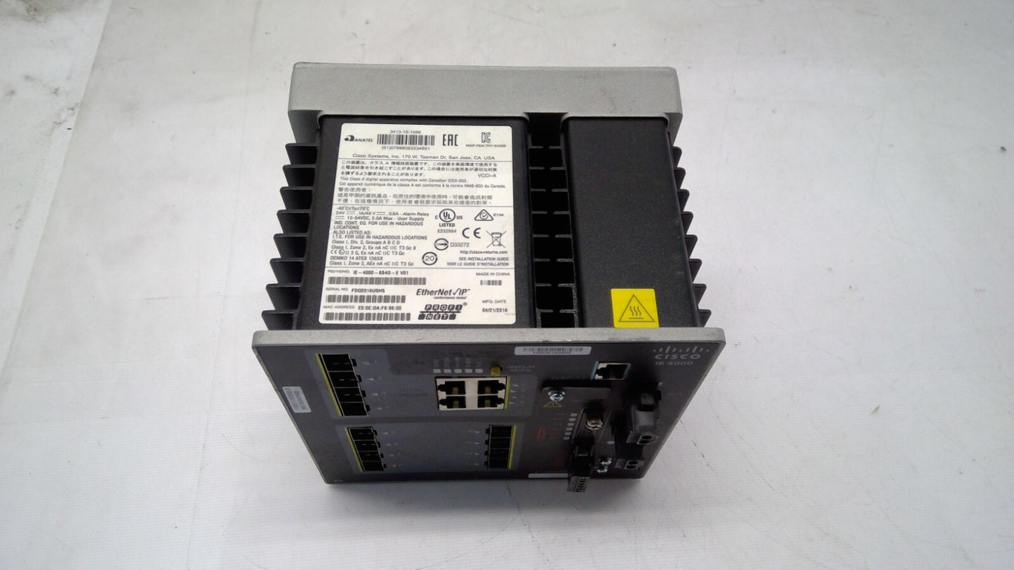 Cisco IE-4000-8S4G-E Industrial Ethernet Switch
