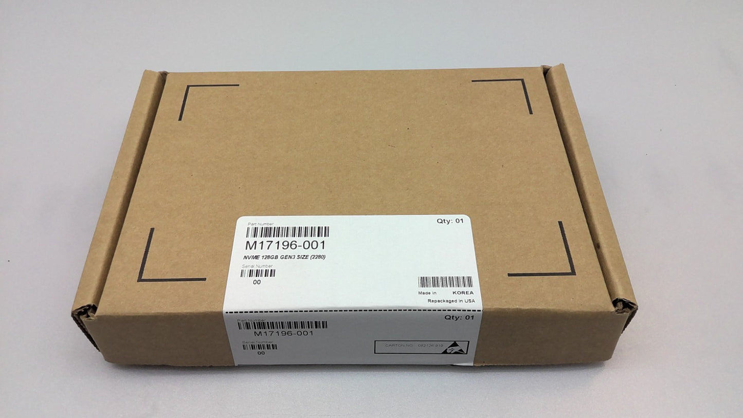 New Samsung PM991a 128GB NVMe M.2 Gen3 size 2280 SSD MZ-VLQ128B M17196-001