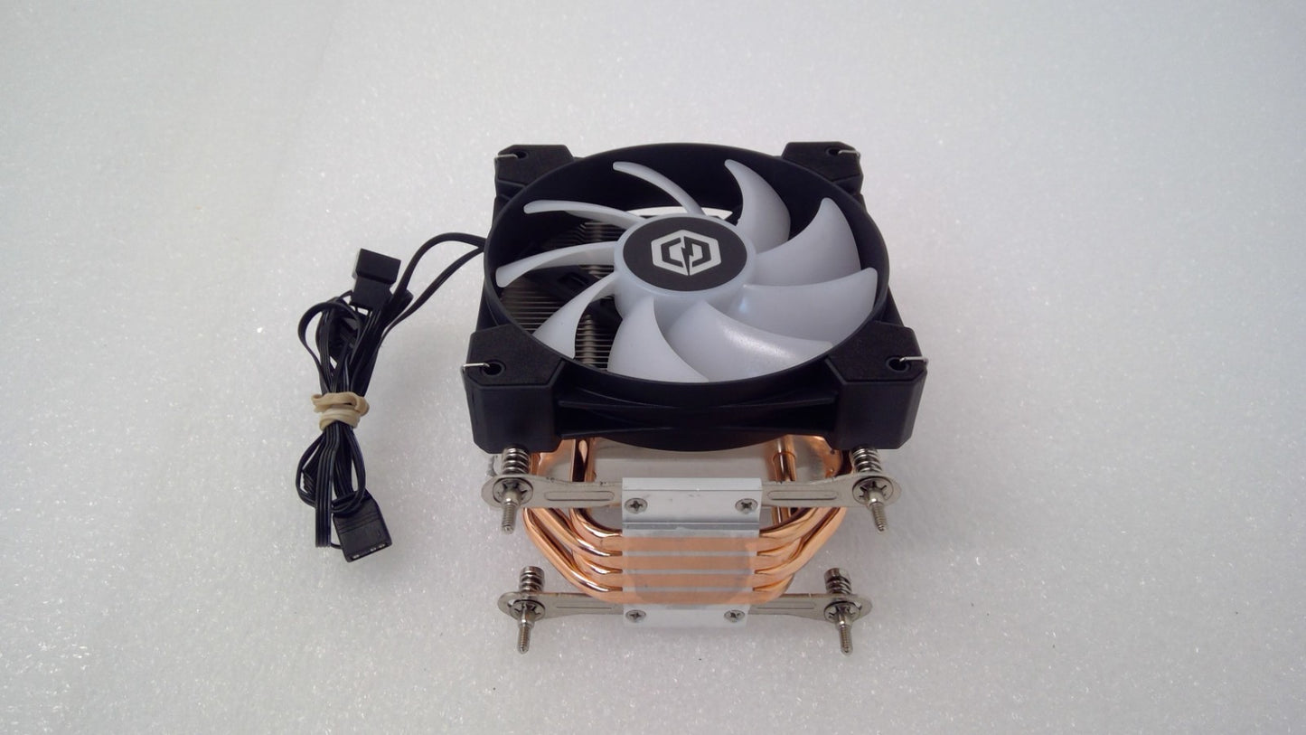 CyberPowerPC CPU Air Cooler 4Heatsink 120mm ARGB Fan Intel AMD Pull