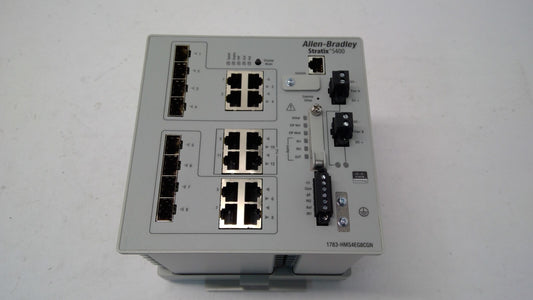 Allen Bradley 1783-HMS4EG8CGN Stratix 5400 Ethernet Switch 10/100/1000 Ports