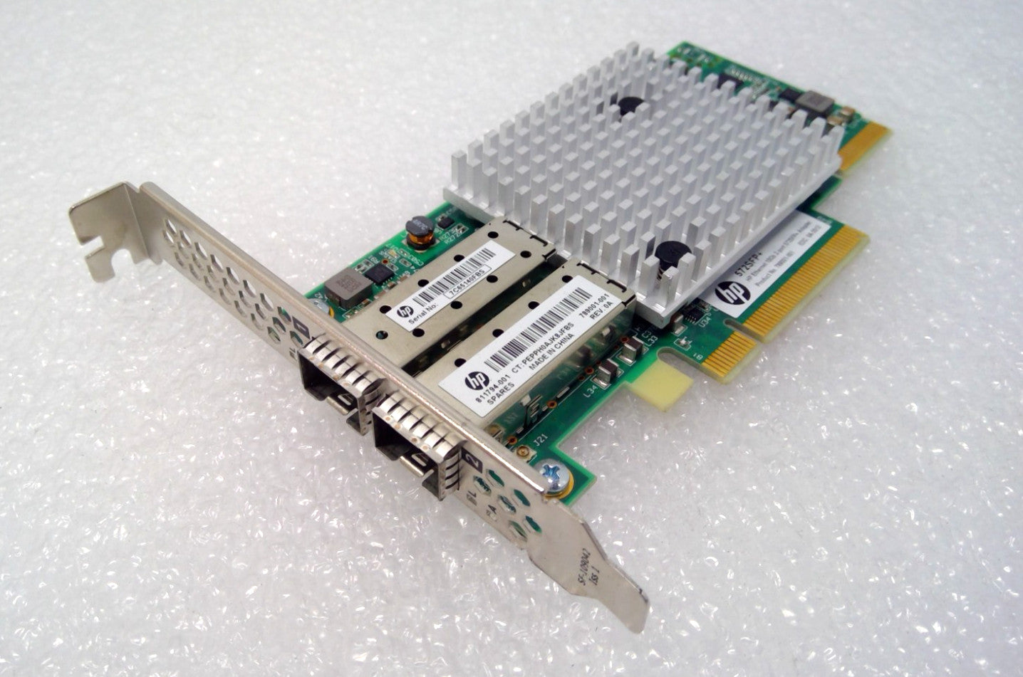 HP 811794-001 789001-001 ETHERNET 10GB 2-PORT 572SFP+ ADAPTER High Bracket