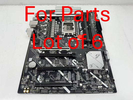 Lot of 6 *For Parts*Asus Z890 MAX Gaming WIFI7 Desktop Motherboard Socket NoWiFi