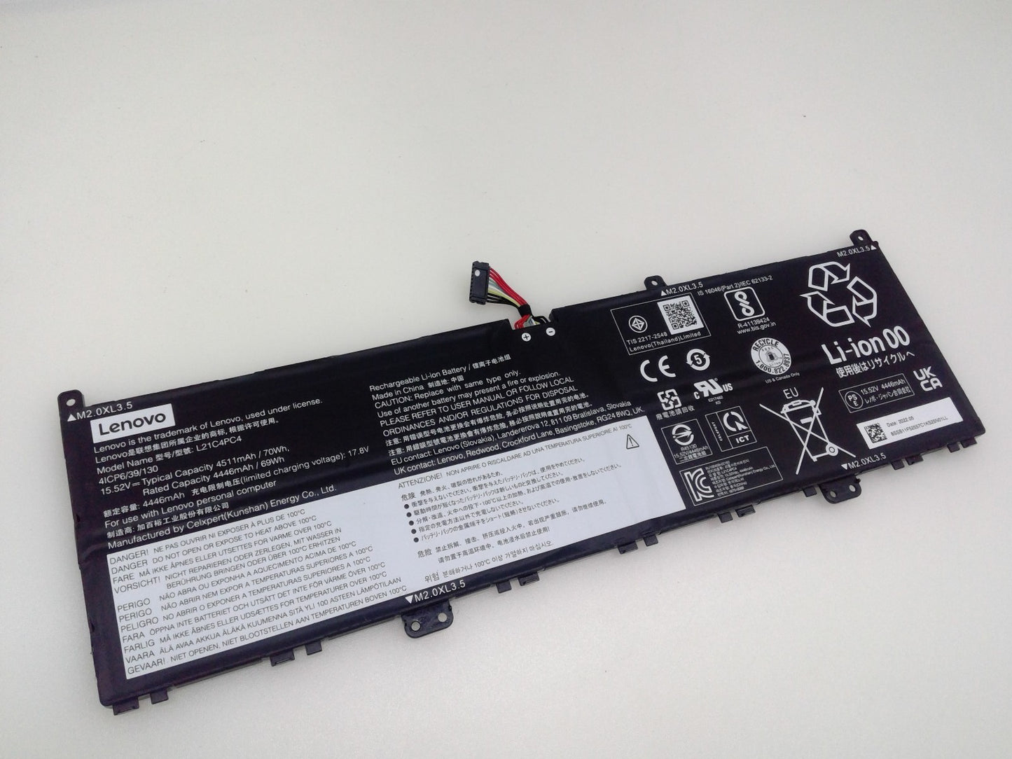 Genuine L21M4PC7 L21C4PC4 OEM Battery for Lenovo Yoga Pro 14s IAH7 ARH7 2022