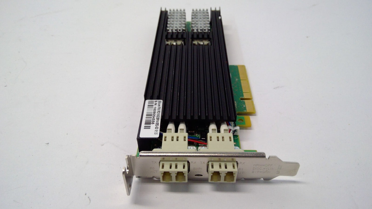 Silicom DualPort Fiber 10Gb Ethernet Sever Adapter PE210G2BPI9-SRD-SD LowProfile