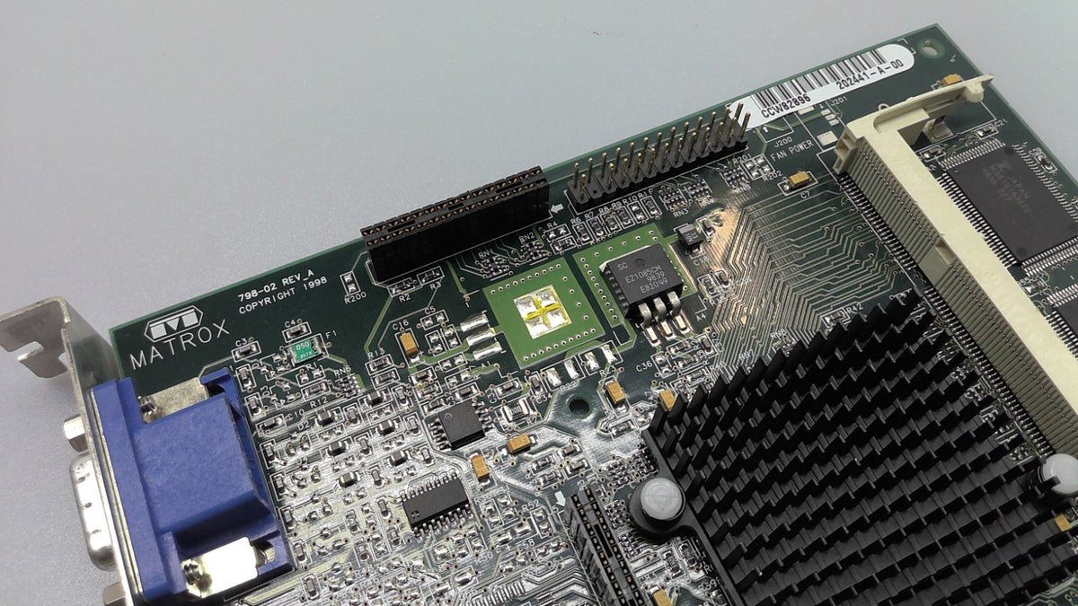Matrox 798-02 Rev A Video Graphics Card HP 5064-3662 G200 AGP VGA D5685-69501