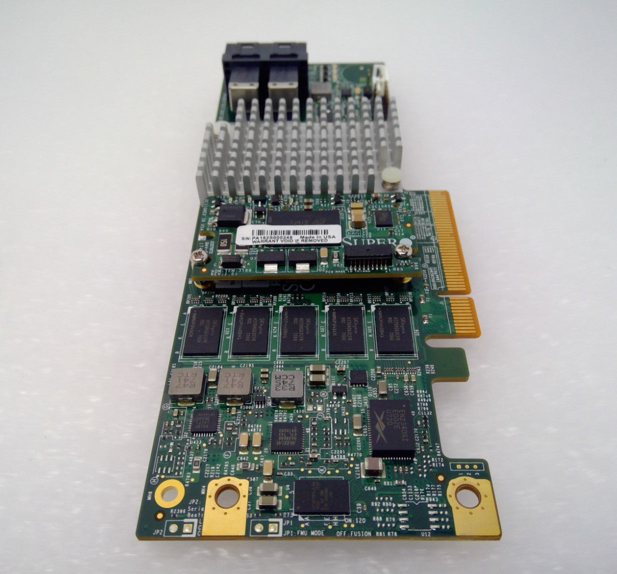 SUPERMICRO AOC-S3108L-H8IR-16DD 2GB 8-Port SAS3 12Gbps PCI-e 3.0 RAID Controller