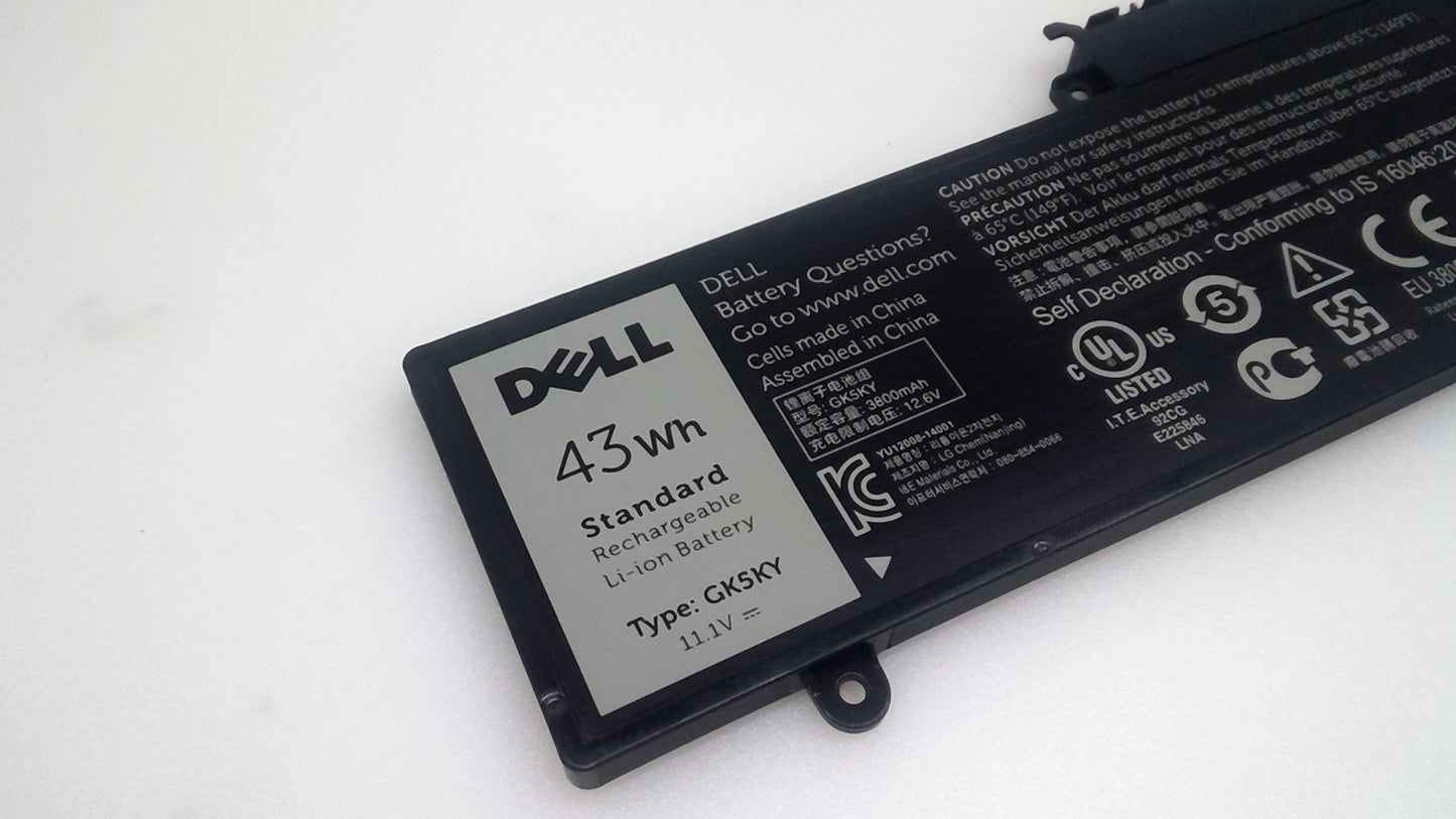 Genuine GK5KY 43Wh 11.1V Laptop Battery for Dell Inspiron 11 3000 Series 3147