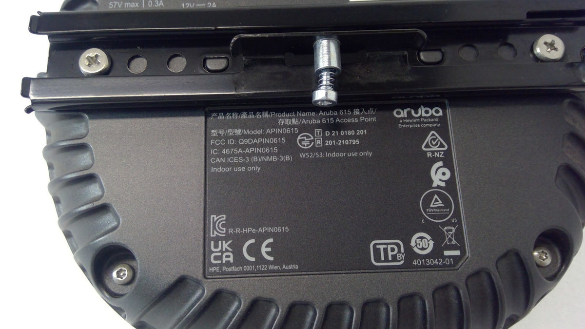 Aruba AP-615-US R7J50A 3.6Gbps Dual-Radio Tri-Band Wi-Fi 6E Access Point