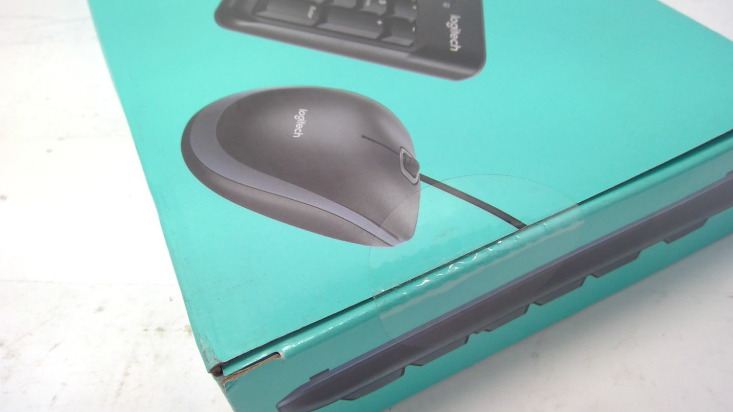 Logitech MK120 Wired USB Keyboard Mouse Desktop Combo 920-002565