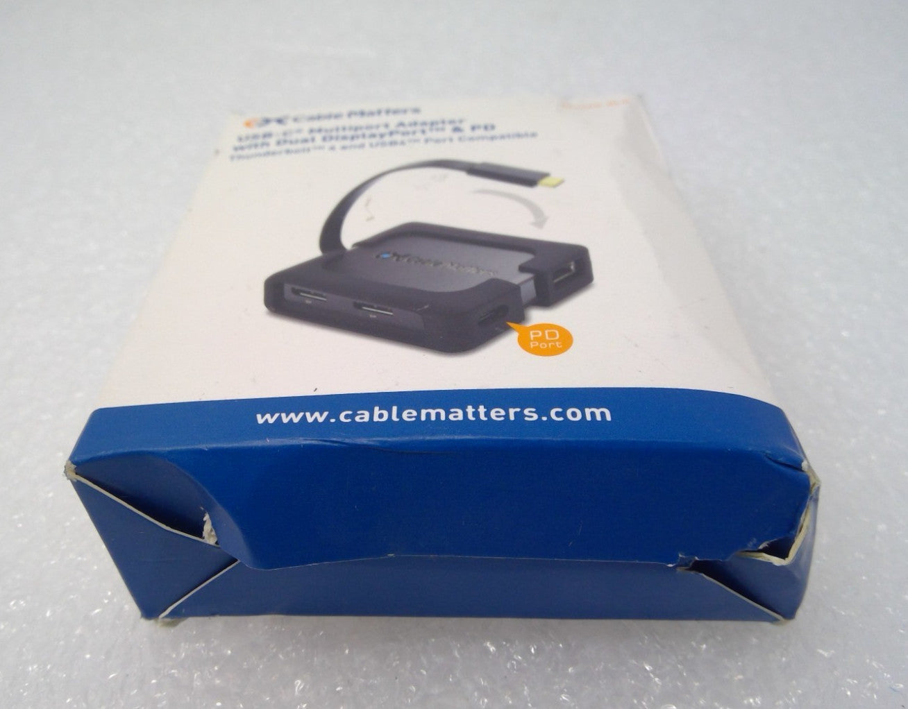 Cable Matters USB-C Multiport Travel Dock w/ Dual 4K DisplayPort & PD 201055-BLK