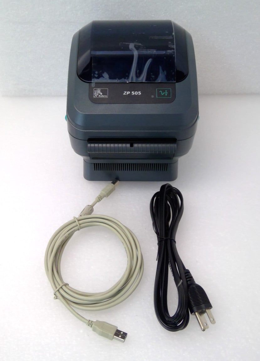 Zebra ZP 505 ZP505-0503 Direct Thermal Barcode Printer USB Peeler 203DPI