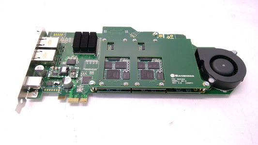 SANGOMA DC-2 TRN SERIES  PCle host card ACE-M E340895 telephony board