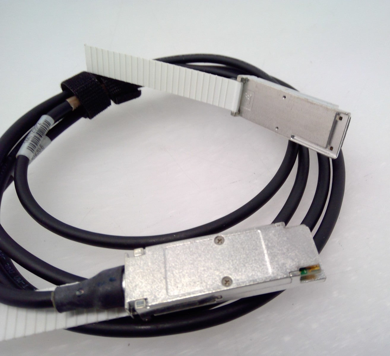 TE Connectivity 2821230-6 100G QSFP28 DAC Cable 2m 33AWG Passive Slim Flexible