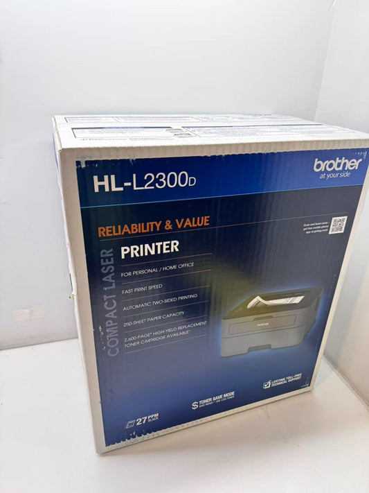 Brother Printer HL-L2300D Monochrome Laser Printer With Toner *BRAND NEW* *READ*