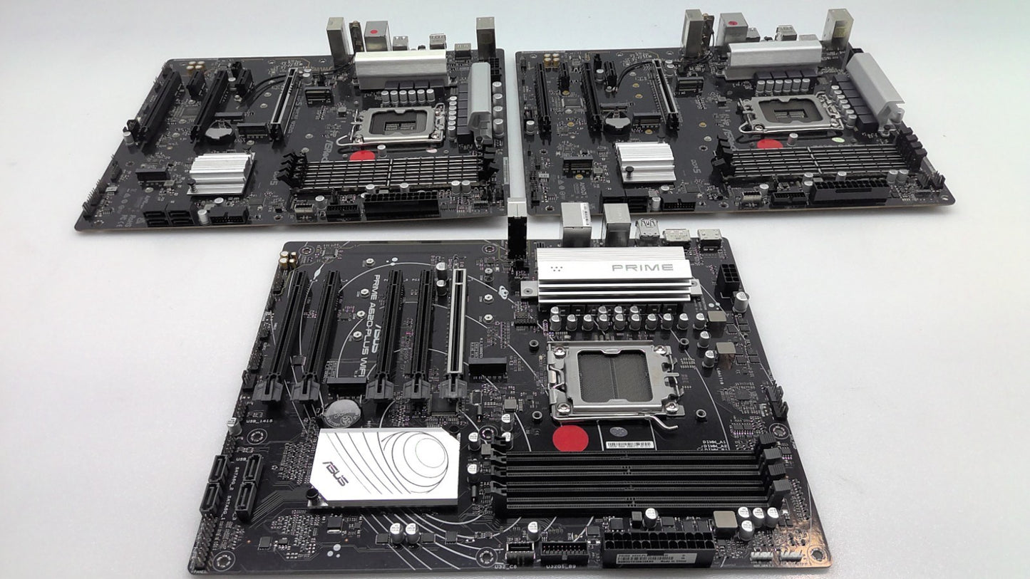 3X *For Parts* ASUS Prime A620-PLUS WIFI & 2X ASRock Z690-C/D5 Mixed Not work
