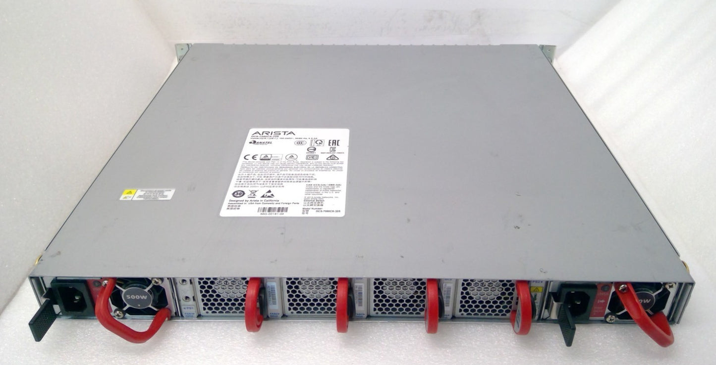 Arista 7060X 32x100GbE QSFP & 2x 10GbE SFP+ Switch DCS-7060CX-32S-F