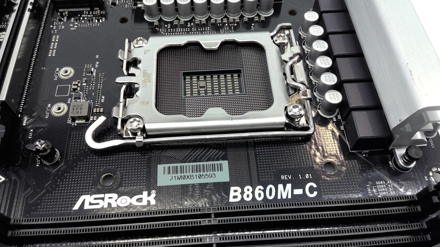 AsRock B860M-C Socket LGA 1700 micro ATX  Intel DDR5 Motherboard *Read*
