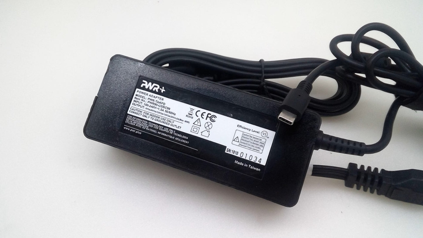 PWR Universal 90W USB-C Laptop Charger Power Adapter PWR-TAKPD