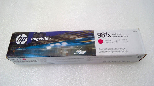 NEW Genuine HP 981X (L0R11A) Magenta High-Yield Original Ink Cartridge