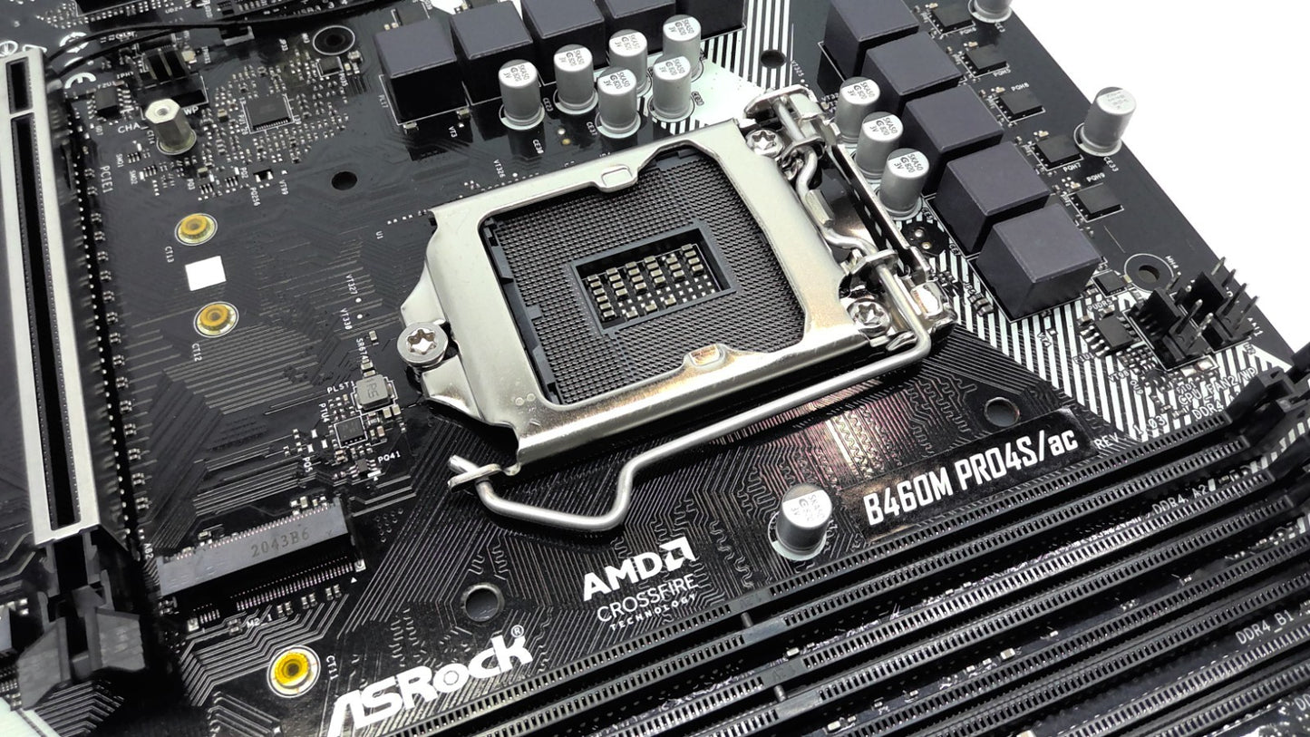 ASRock B460M PRO4S/ac Motherboard LGA1200 DDR4 Micro ATX