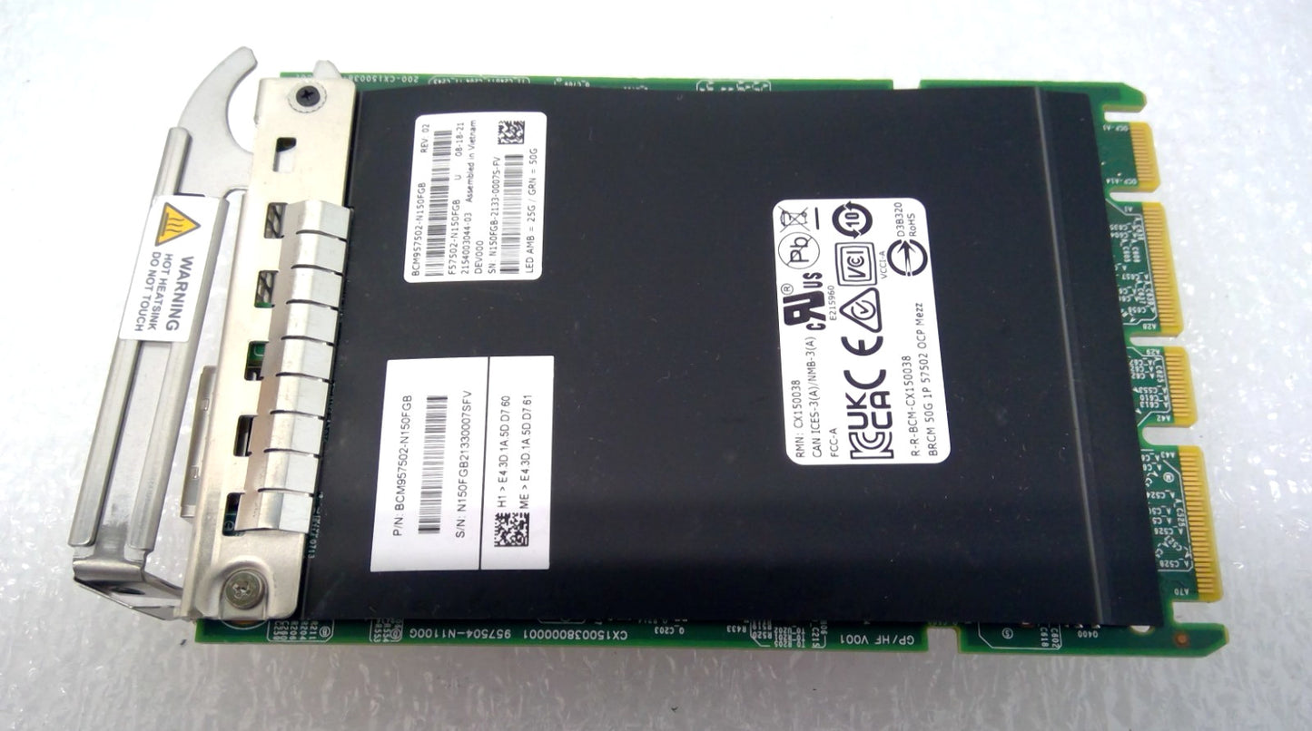 BROADCOM BCM957502-N150FGB PCIe 4.0x8 50GbE OCP 3.0 network adapter
