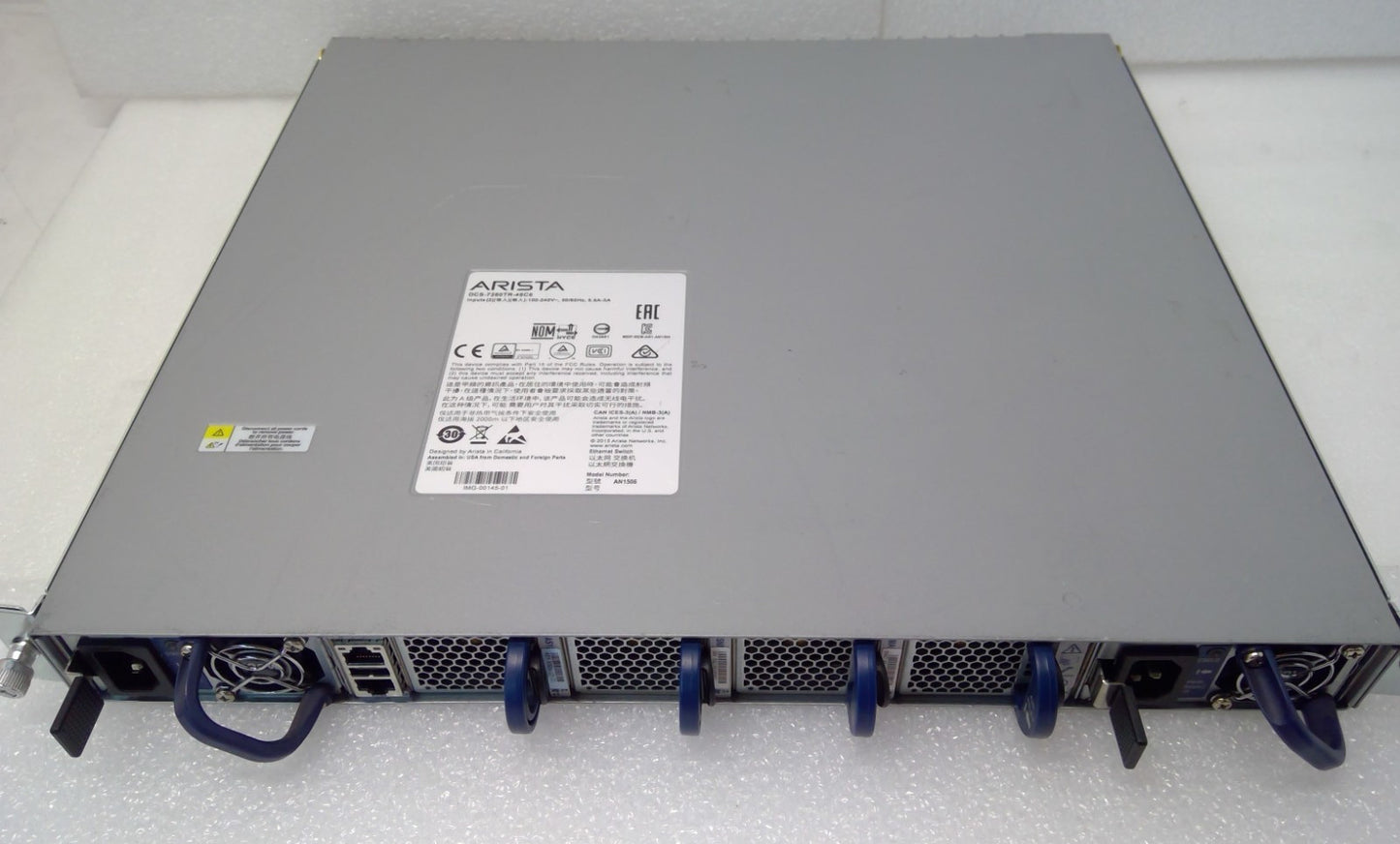 Arista DCS-7280TR-48C6-R 48x 10G & 6x 100G R-to-F Network Switch 2 xAC