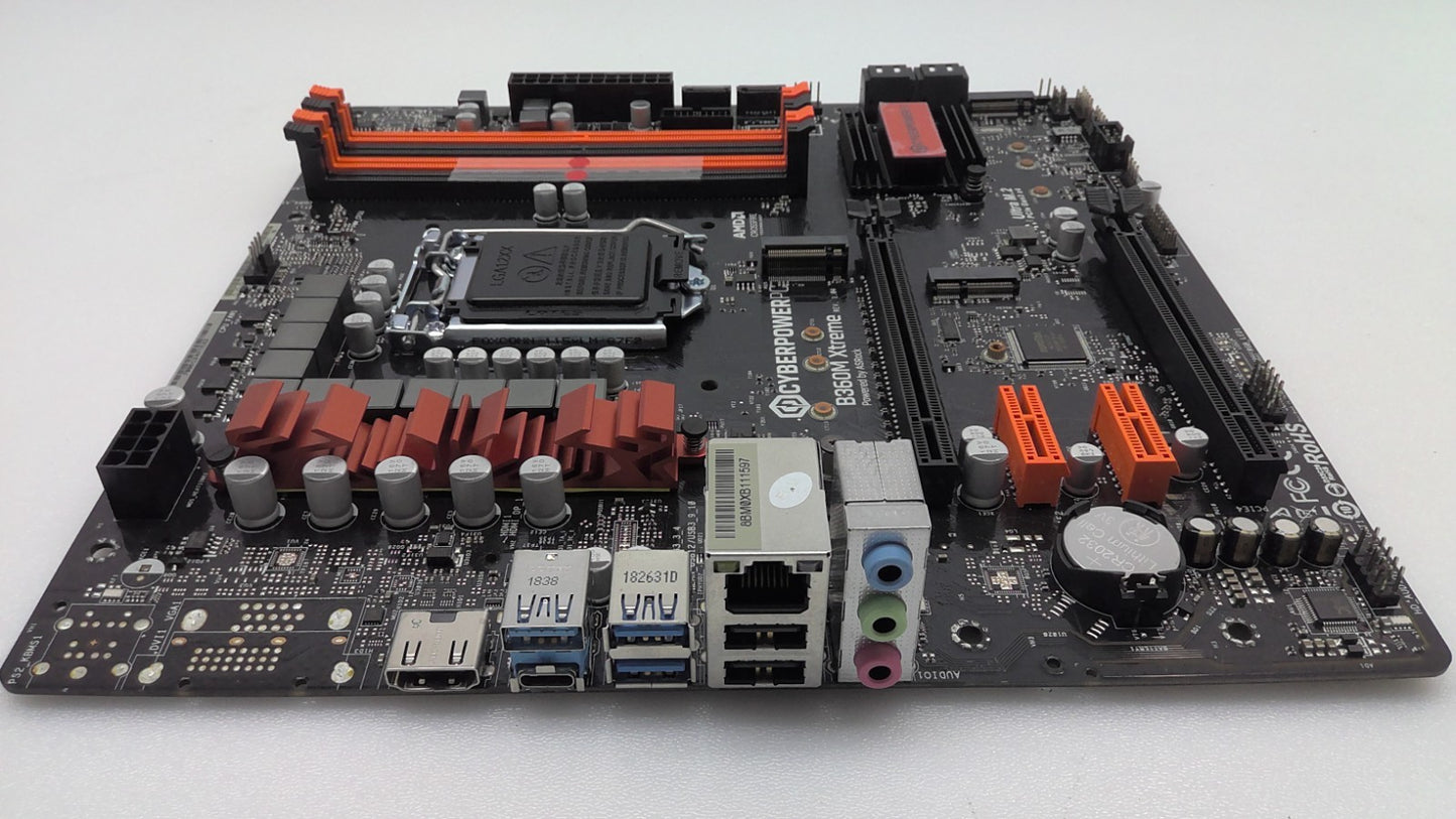 ASRock CyberpowerPC B360M Xtreme LGA1200 Intel Micro ATX  Motherboard *Read*
