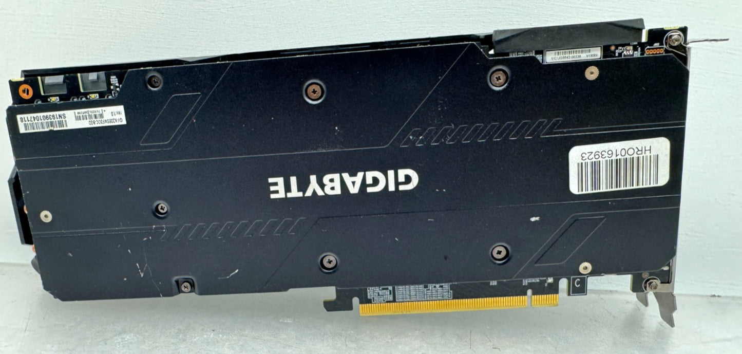 GIGABYTE GeForce RTX 2080 Super OC 8 GB GDDR6 Graphics Card (GV-N208SWF3OC-8GD)