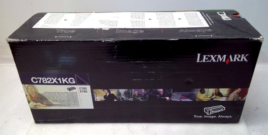 Genuine NEW Lexmark C782 Black Extra-High-Yield Toner Cartridge C782X1KG