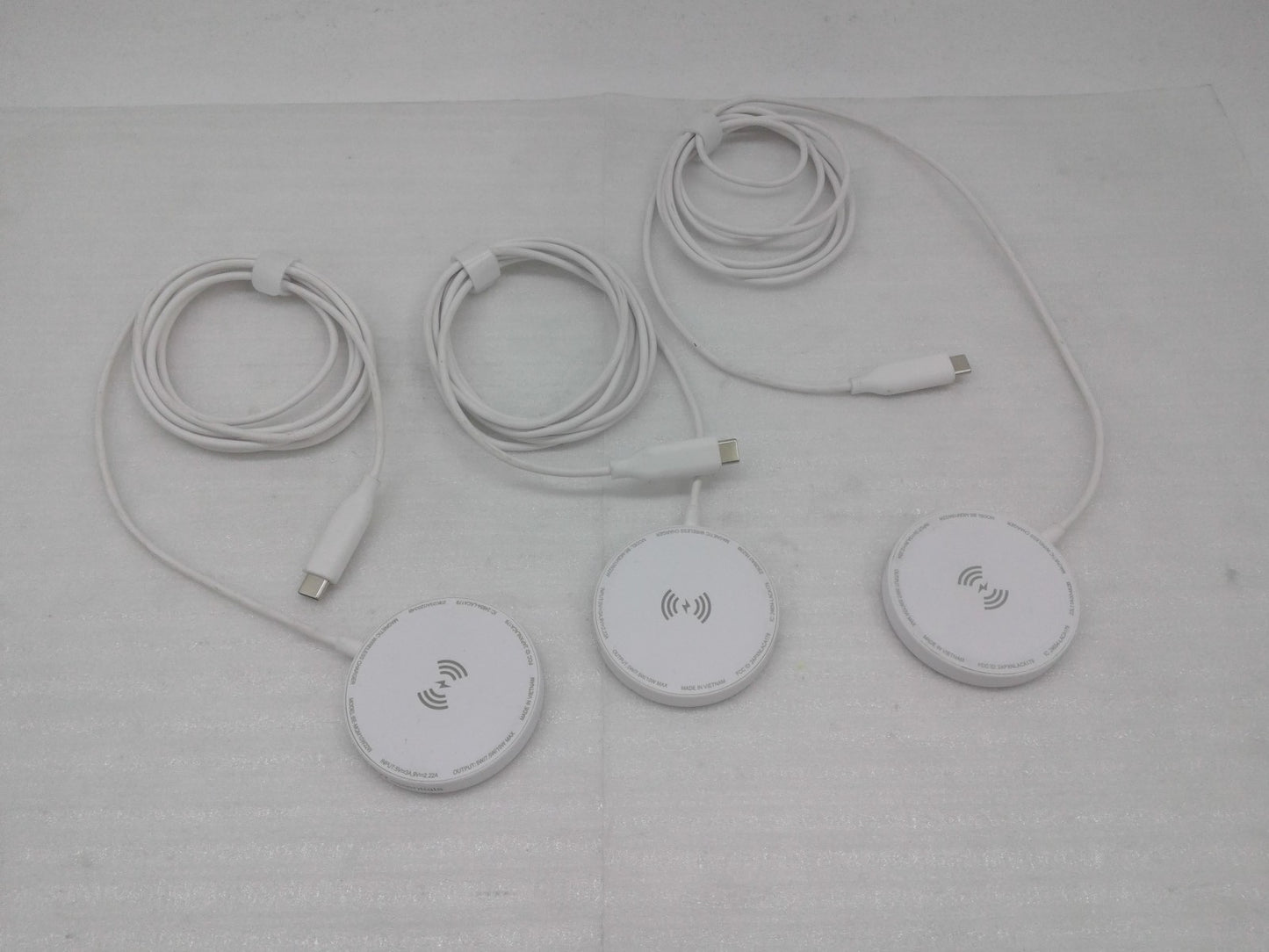 Lot of 3 Best Buy essentials- Magnetic  Wireless Charger for iPhone 16/15/14...