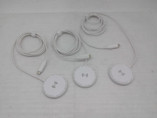 Lot of 3 Best Buy essentials- Magnetic  Wireless Charger for iPhone 16/15/14...
