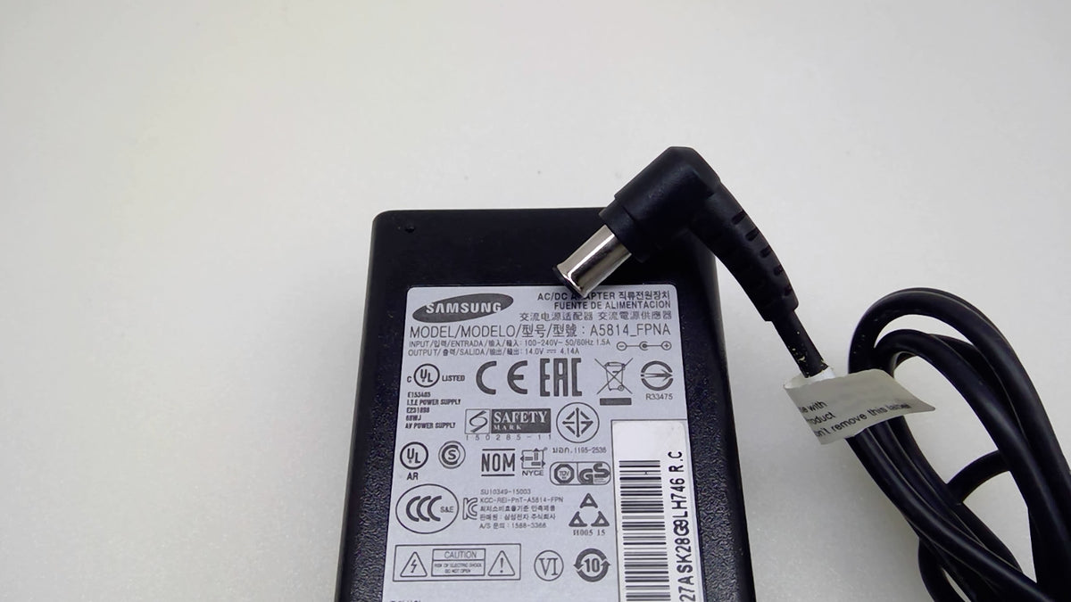 Genuine Samsung A5814_FPNA 58W AC Adapter 14V 4.14A Monitor Power Supply