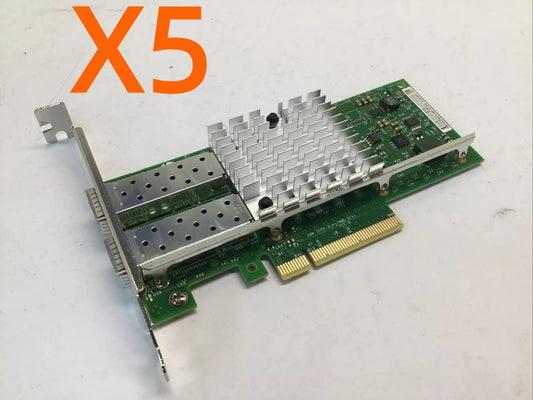 LOT OF 5 HP 560SFP+ 10GB DUAL PORT SFP+ Ethernet Adapter 669279-001 665249-B21