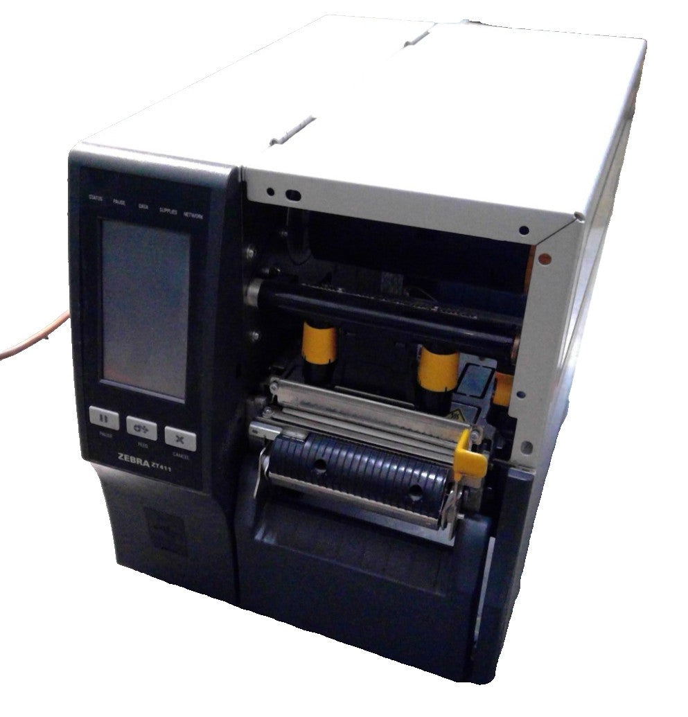 Zebra ZT411 Thermal Transfer & Direct Label Printer W/ Peeler *Read details*
