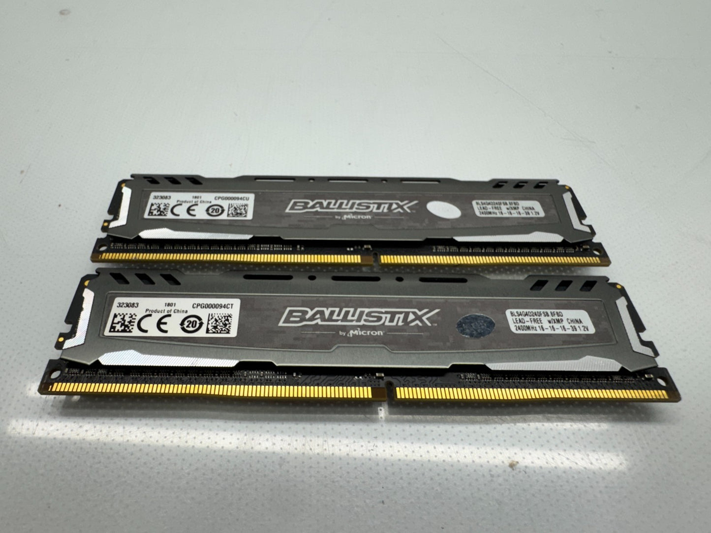 Micron Ballistix 8GB (4GBx2) DDR4-2400MHz Desktop Memory BLS4G4D240FSB.8FBD
