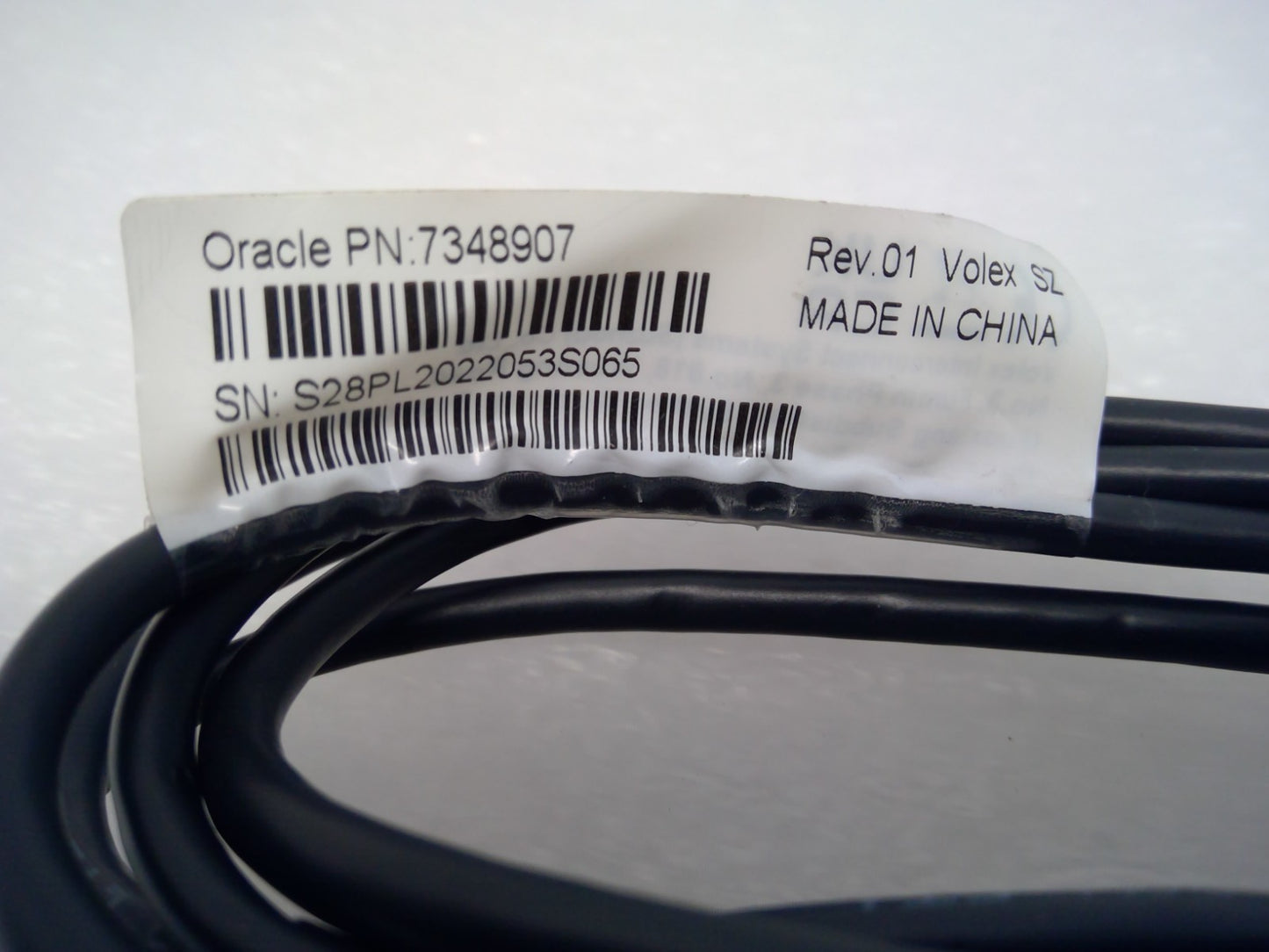 Oracle Volex 7348907 25G SFP28 DAC Twinax Cable CL2 FT4 In-Wall Rated High Speed