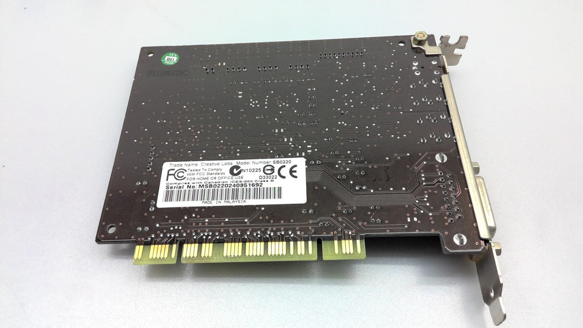 Creative Labs Sound Blaster Live! 5.1 SB0220 PCI Sound Audio Card
