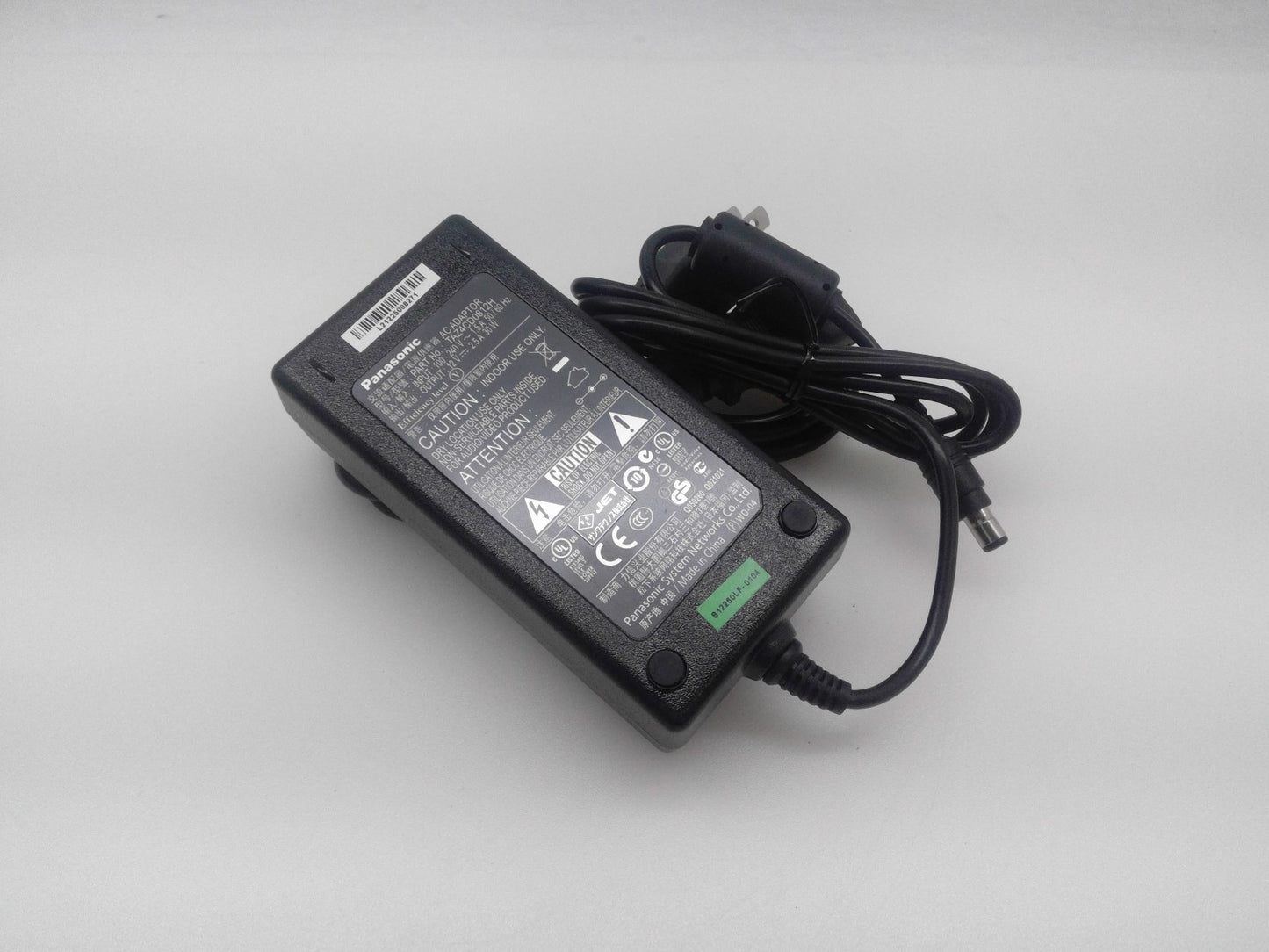 OEM Panasonic AC Adapter For PTZ Cameras & Controllers 12V 30W Model TAZ4CD0812H