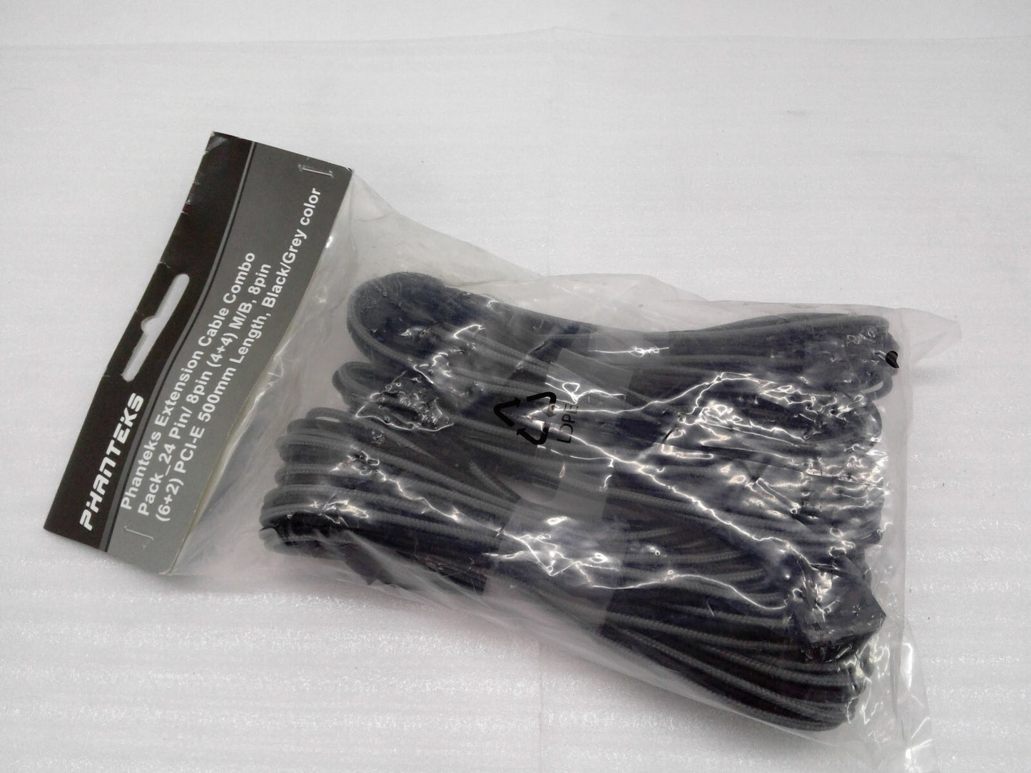 NEW 886523500674 Phanteks  Extension Cable Combo PH-CB-CMBO_SBL  Black/BG