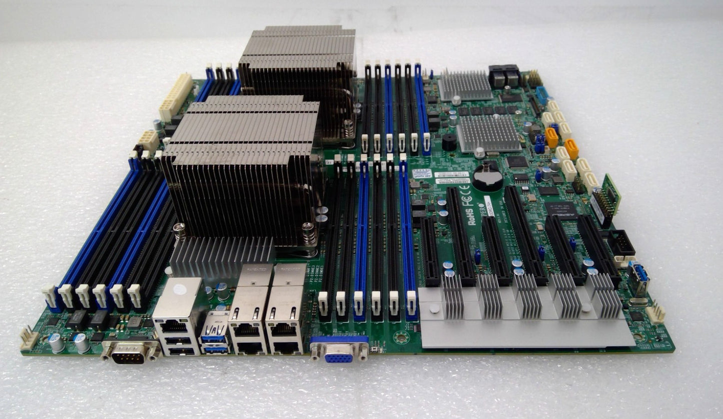 Supermicro X10DRC-T4+ Intel C612 EE.ATX Dual LGA2011-3 10Gb LAN SAS3 Motherboard
