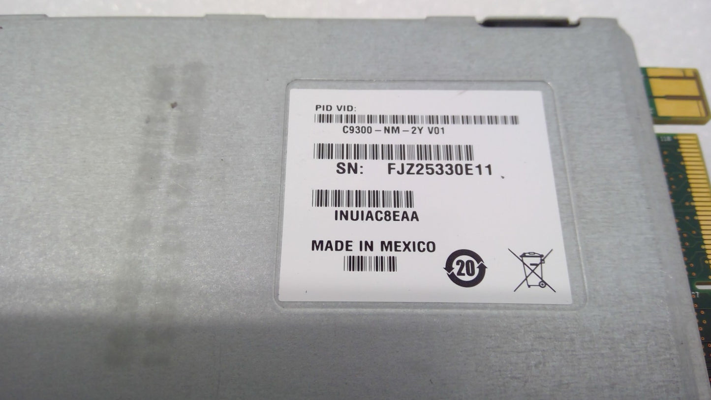 Cisco C9300-NM-2Y Catalyst 9300 2x 25GE SFP28 Network Module Tested