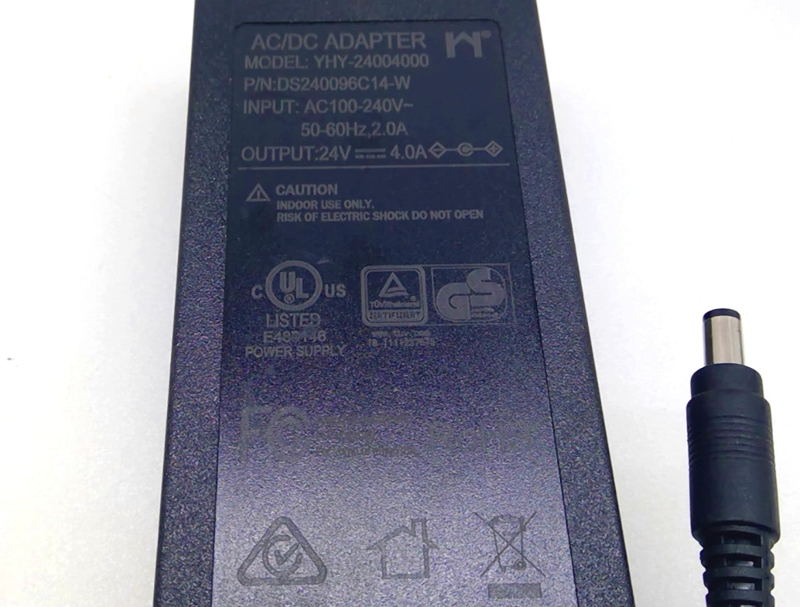 Genuine Shenzhen YHY-24004000 96W AC/DC Power Adapter 24V 4A w/ Cord