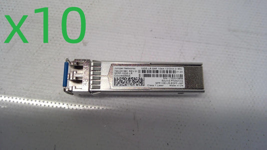 LOT OF 10 Juniper 740-031981 SFPP-10GE-LR 10GE-LR 10KM  SFPP-10E-LR-EDFF-JNP