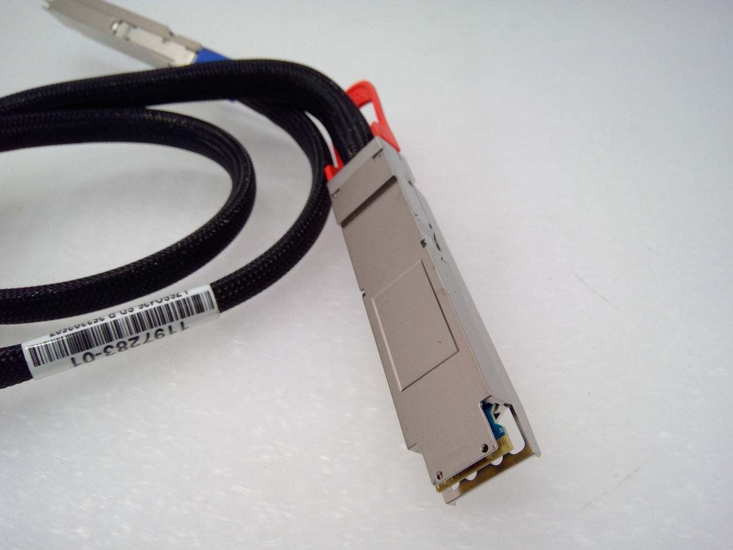 Luxshare 800G OSFP-112 DAC Cable 1.02M 30AWG Passive Copper PN: 1197283-01