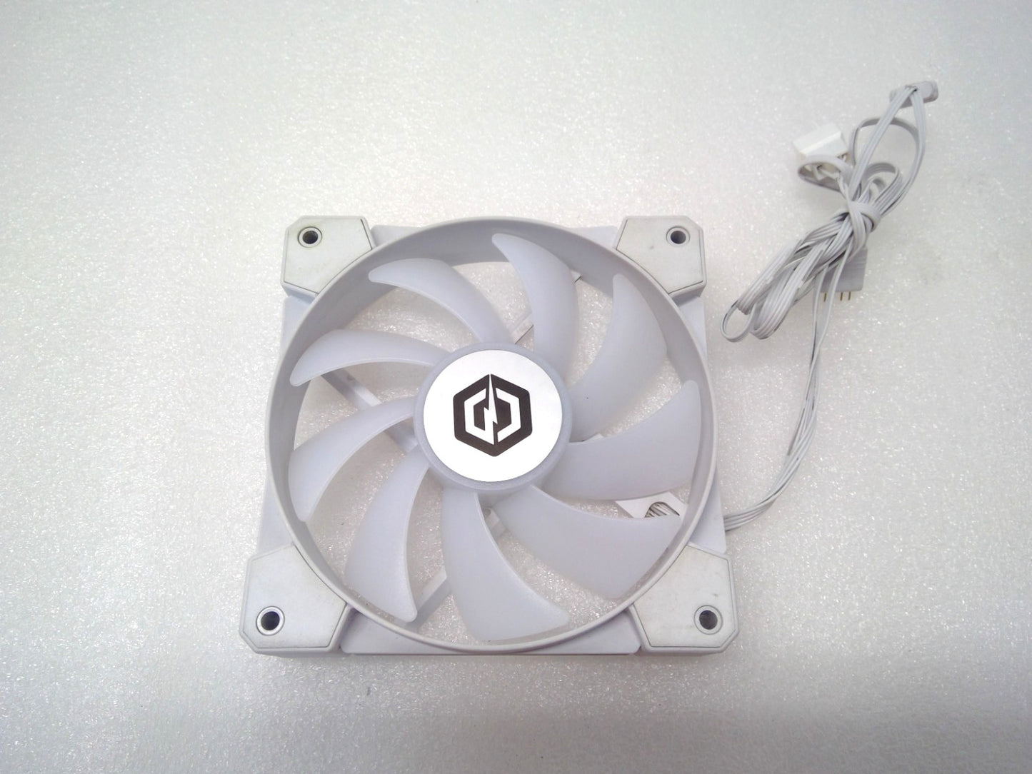 Lot of 3 CYBERPOWER PC AF120 ARGBPWM DF1202512RFHN Hydraulic Bearing FANS White
